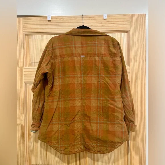 Burnt orange Prana button up - Picture 4 of 4